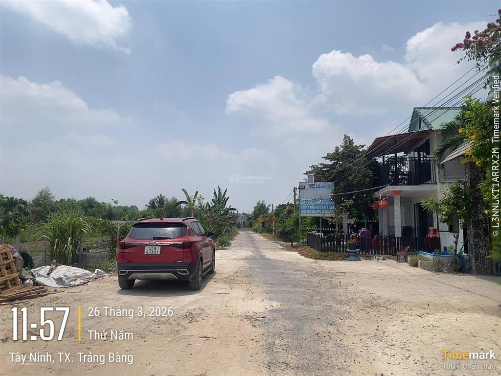 Đất nền 400m2 tại xã đôn thuận, huyện trảng bàng, tây ninh, giá siêu hời 4 tỷ vnd
