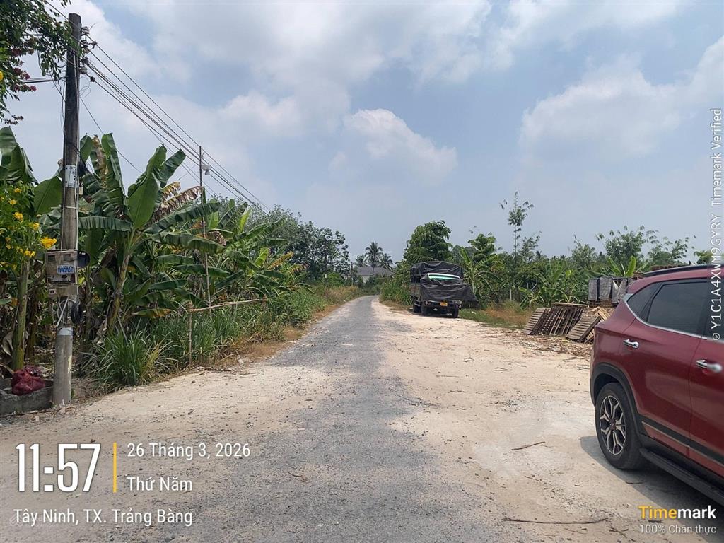 Đất nền 400m2 tại xã đôn thuận, huyện trảng bàng, tây ninh, giá siêu hời 4 tỷ vnd