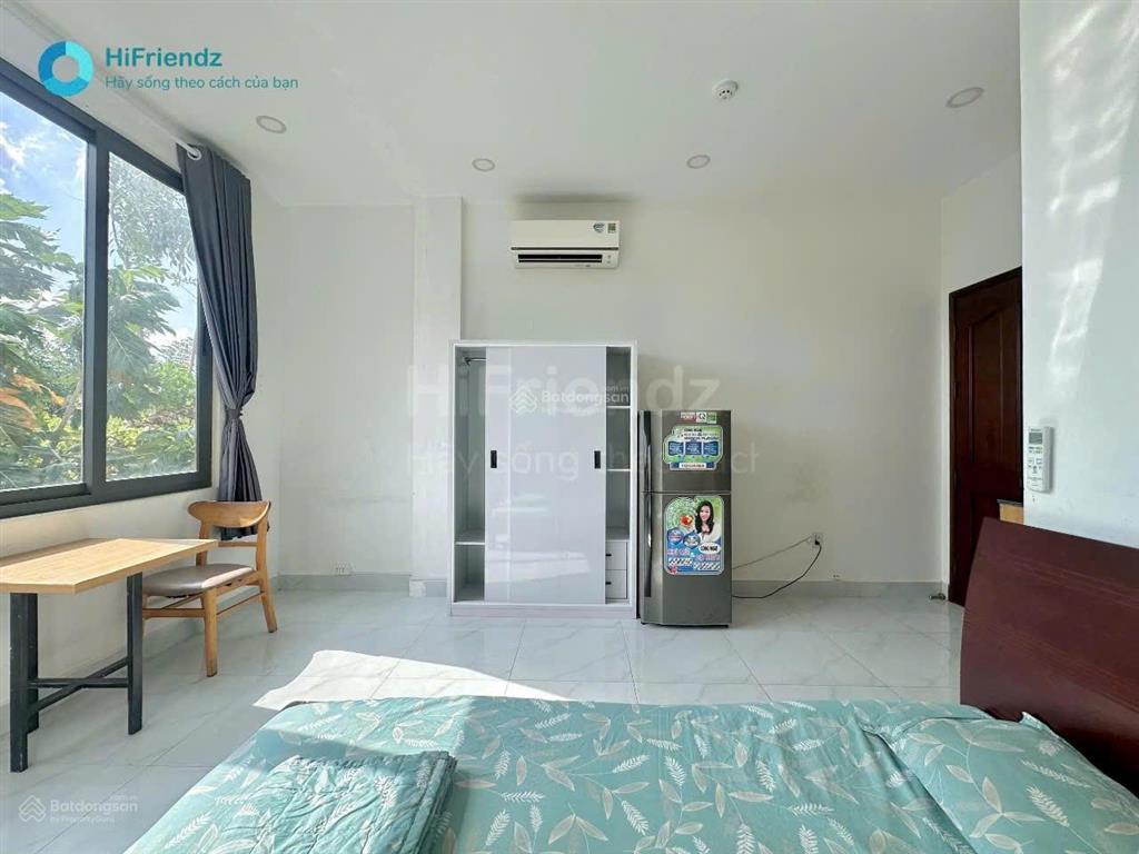 Cho thuê studio cửa sổ siêu thoáng  full nội thất, siêu xịn