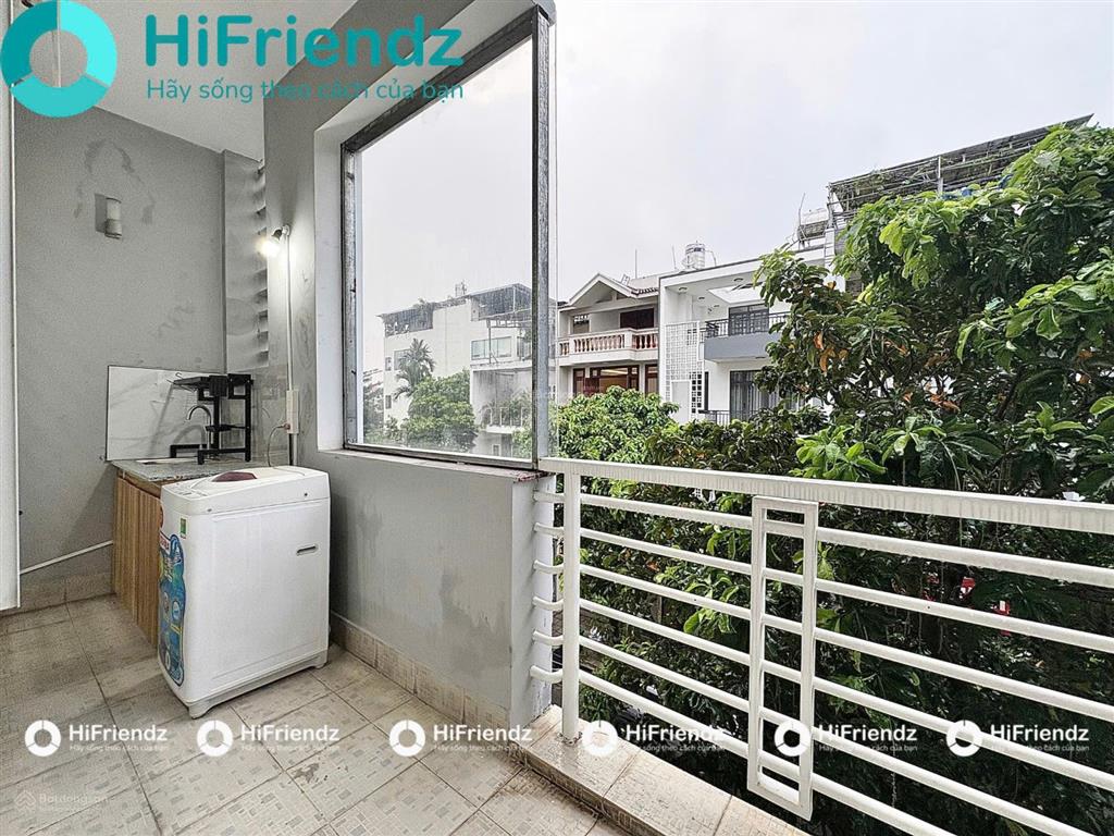 Cho thuê studio ban công siêu thoáng  full nội thất, máy giặt riêng