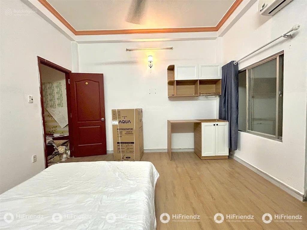 Cho thuê studio cửa sổ thoáng, full nội thất, gần cầu sài gòn