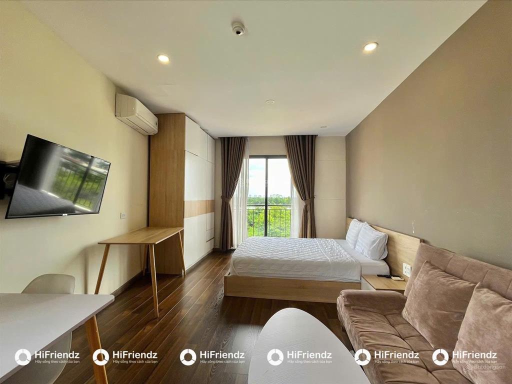 Cho thuê căn hộ luxury ban công siêu thoáng, chỉ tính điện, còn lại free