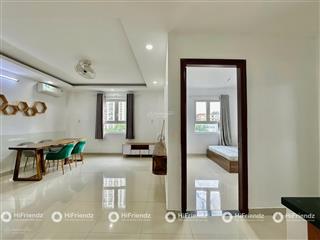 Cho thuê căn hộ 1 phòng ngủ, cửa sổ siêu thoáng  full nội thất, gần cầu sài gòn