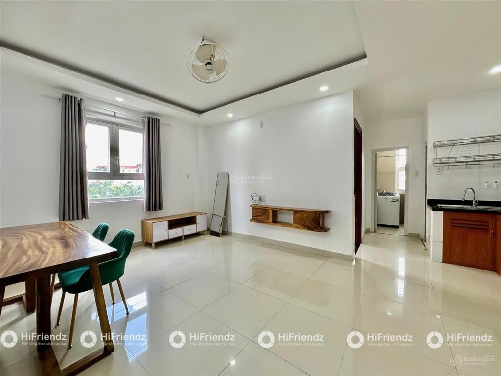 Cho thuê căn hộ 1 phòng ngủ, cửa sổ siêu thoáng  full nội thất, gần cầu sài gòn
