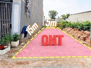 Chính chủ gửi bán gấp miếng đất cách vingroup hóc môn 5p,kdc đông,gần chợ,trường học dt 5x15 xdtd