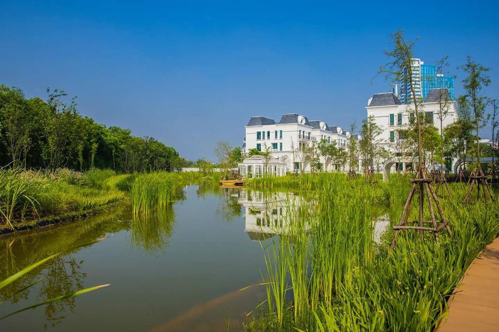 Biệt thự đơn lập 216m2 xây 3 tầng nổi 1 tầng hầm tại Le Jardin - dự án ParkCity Hà Nội. Giá 58 tỷ