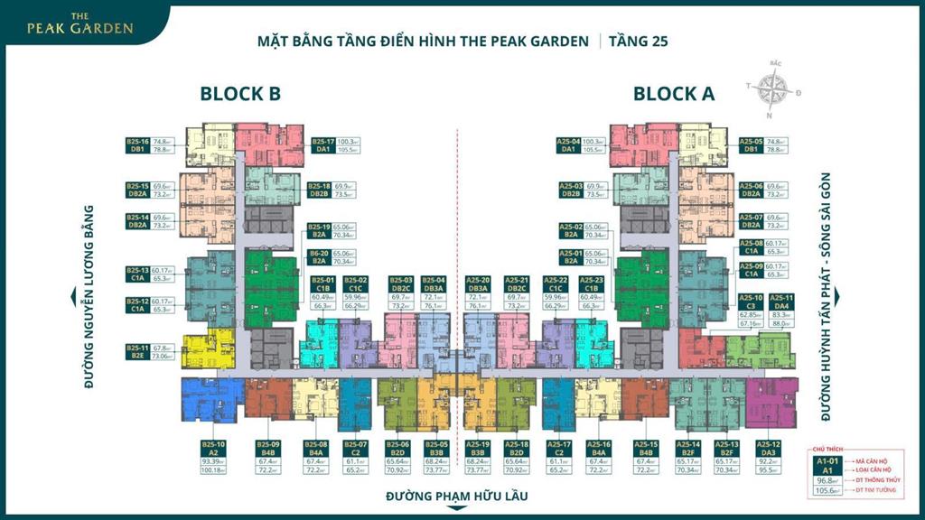 Bán căn hộ the peak garden quận 7, 71m² 2pn, bàn giao cao cấp, nhà đẹp, giá 75tr/m2 trực tiếp cdt