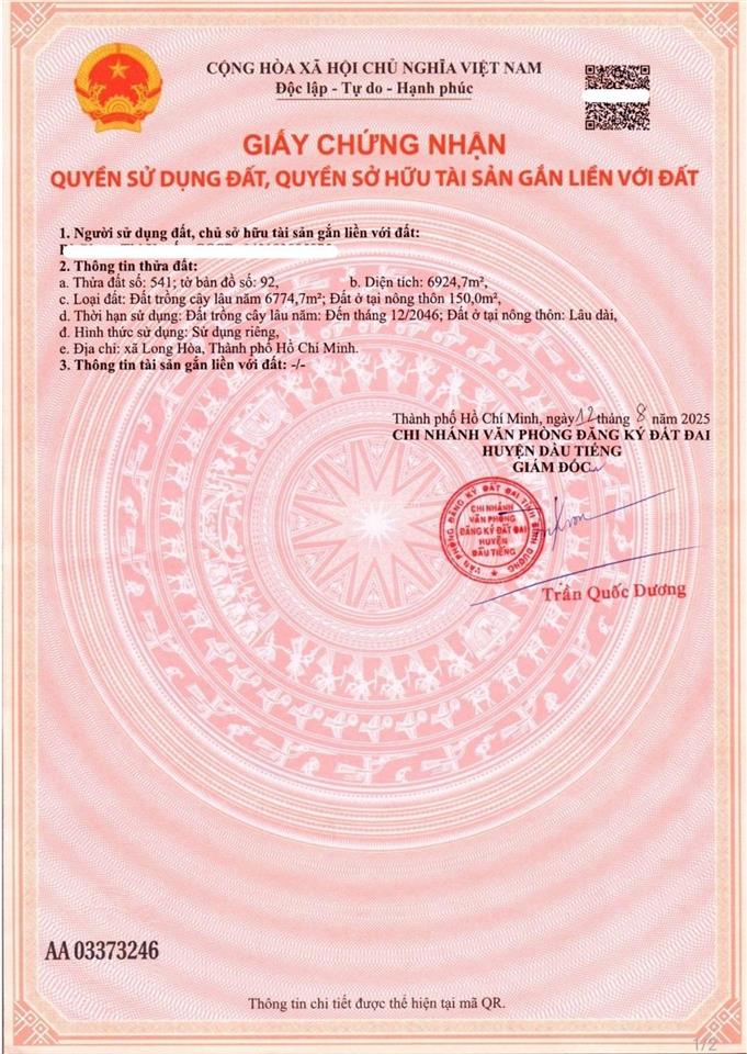 Ngân hàng thanh lý  bán đất mtđ dt749d giá rẻ