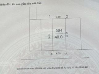 Hiếm  diện tích nhỏ  đường thông ô tô vào  30m ra đường 17m  vài bước chân ra công viên