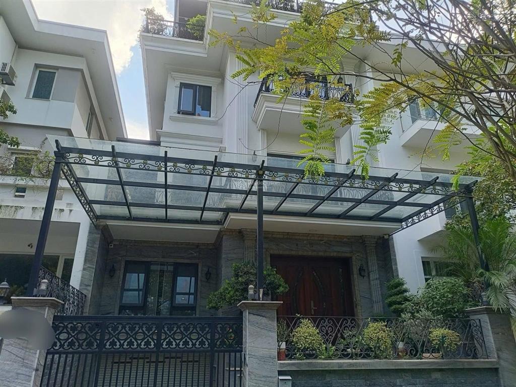 Biệt thự kđt nam trung yên, dt 150m2 xây 4 tầng 1 hầm, chính chủ, view vườn hoa, giá 51tỷ tl