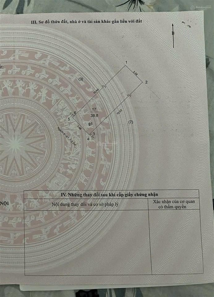 Bán nhà riêng ngõ 41 phố vọng  nhà 2 mặt ngõ, diện tích 39m2, 3 tầng, mặt tiền 3,5m, giá 11,9 tỷ