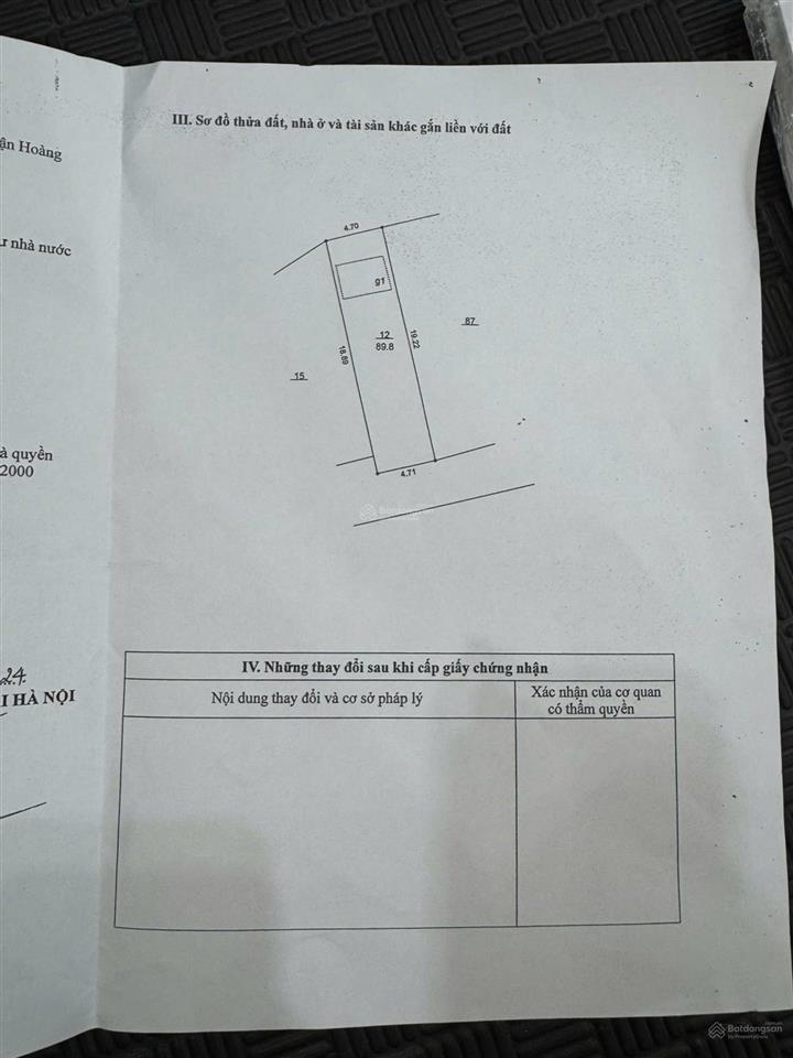 Bán nhà riêng ngõ 52 kim đồng, dt 90m2 x 6 tầng thang máy  17 phòng khép kín