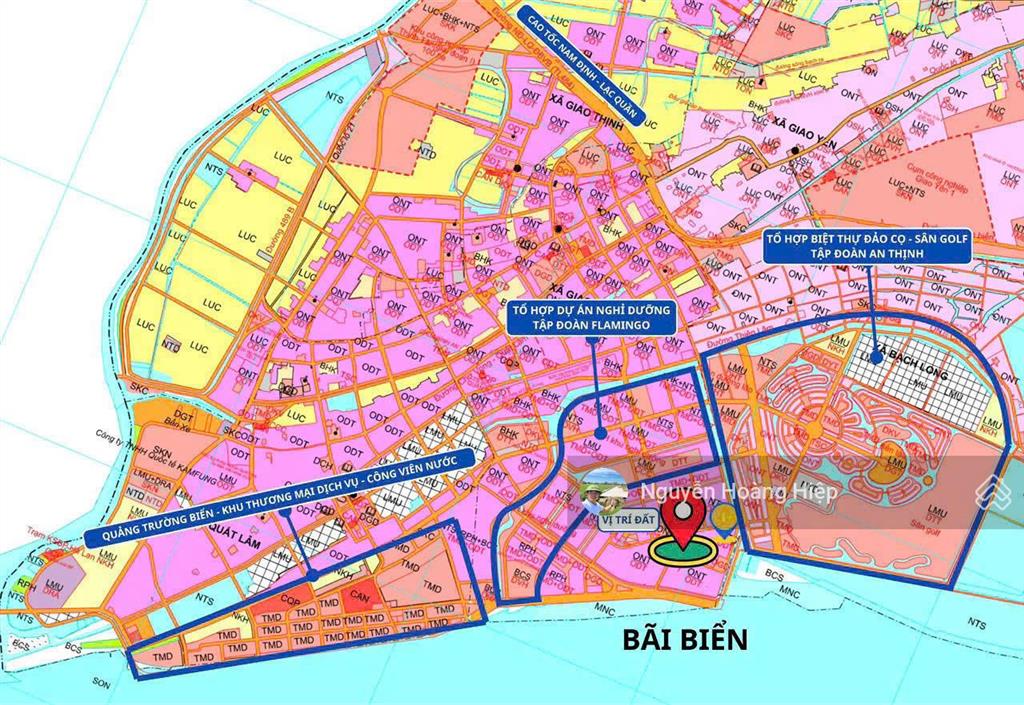 Bán lô đất 93m tại tt quất lâm, giao thủy, nam định. lô góc, giáp quảng trường, phố đi bộ, bãi tắm
