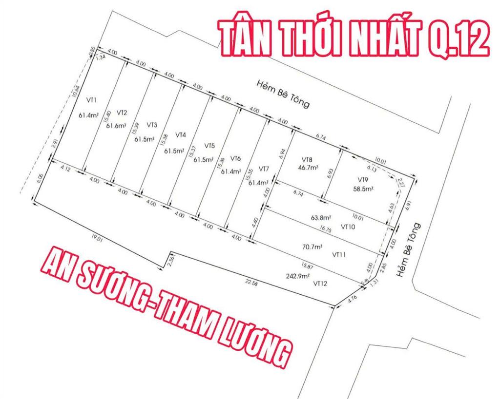 Đất khu phân lô lề đường sổ mới tinh 4x17m đường nhựa gần khu 38ha dthi giang