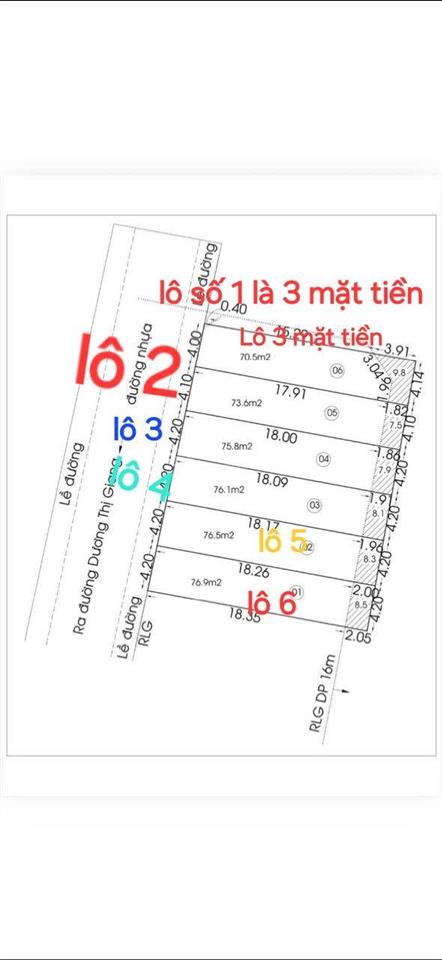 Đất khu phân lô dương thị giang ,đường 10m gần ga metro, công viên thuận kiều, trường chinh cầu tha