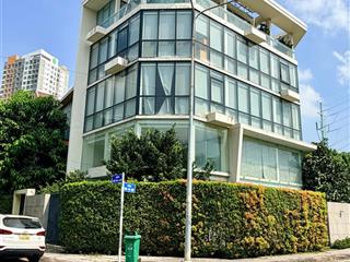 Bán nhà góc 2 mặt tiền xây dựng cao ngay song hành, quận 2  10x24m  xd hầm 8 tầng  giá 58 tỷ