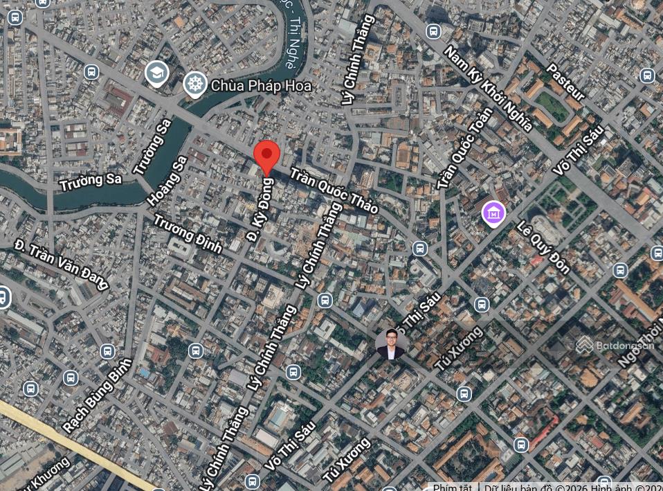 Bán nhà siêu vị trí mặt tiền ngay kỳ đồng  quận 3  dt 5x20m  3 tầng  hđt 95 tr/th  giá 29.5 tỷ