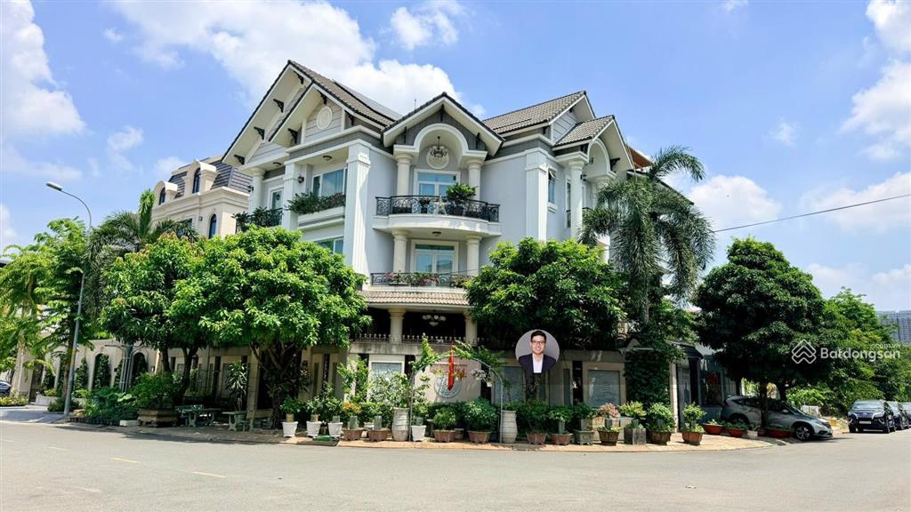Siêu phẩm! bán biệt thự góc 2 mặt tiền bùi tá hán  an phú an khánh  dt 15x20m, 4 tầng  giá 75 tỷ