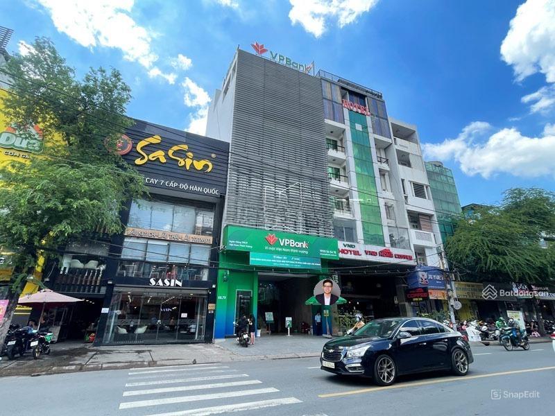 Bán tòa nhà ngay mặt tiền nguyễn gia trí  dt 20x26m  hầm 6 tầng  hđt 280 tr/th  giá 110 tỷ tl