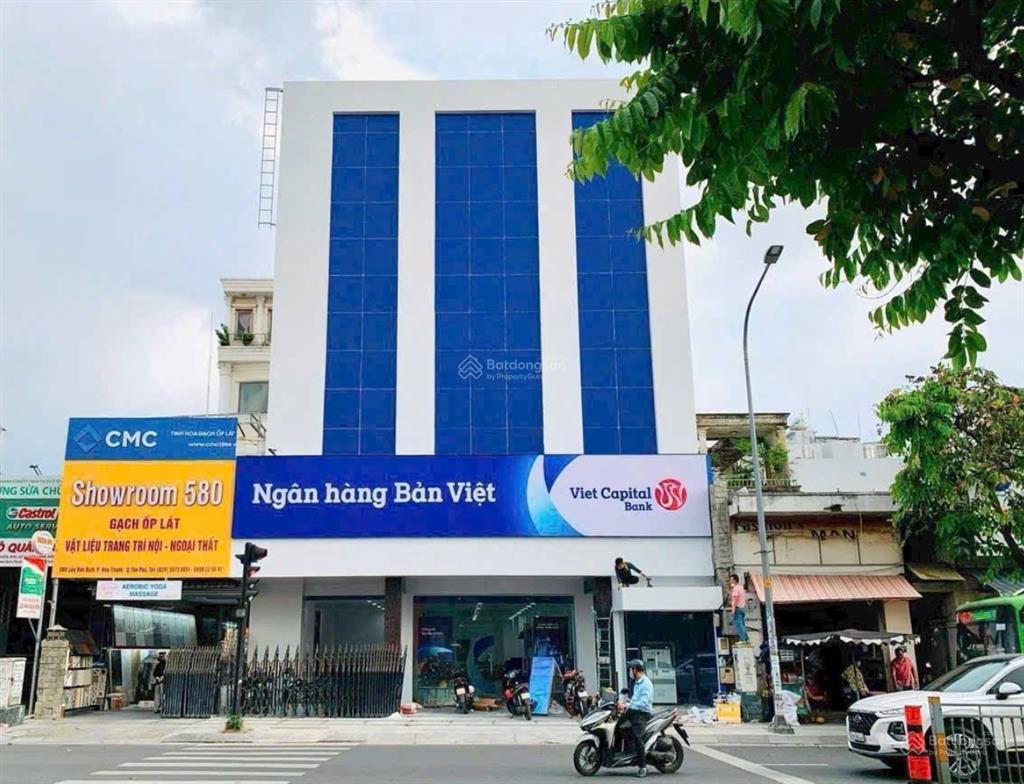 Bán siêu phẩm tòa nhà ngay mặt tiền lũy bán bích  dt 8x23m  hầm 6 tầng, hđt 140 tr/th  giá 28 tỷ