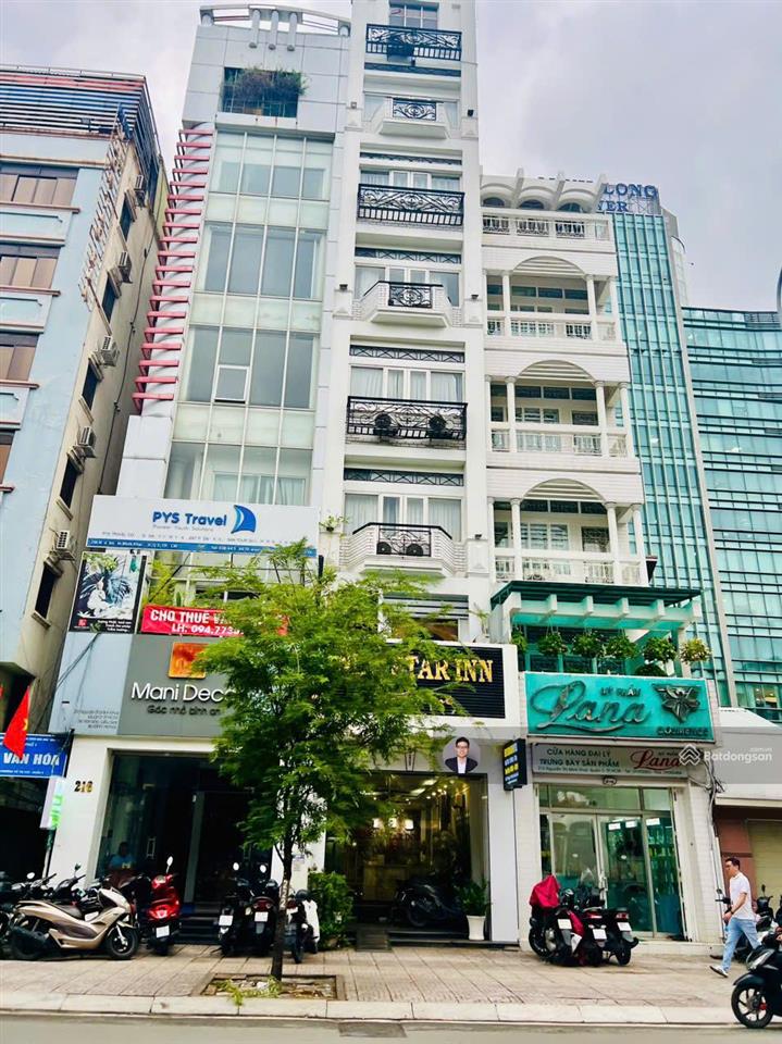Hàng hiếm siêu vị trí tòa nhà mt cách mạng tháng 8, quận 3 6x30m  6 tầng  hđt 200 tr/th  55 tỷ
