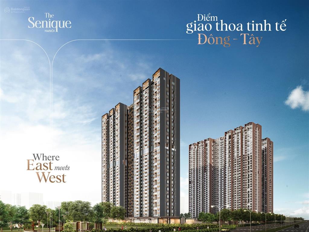 Căn 2pn + 2wc góc diện tích 64,3m2 ban công đông nam giá tốt the senique hà nội cđt capitaland
