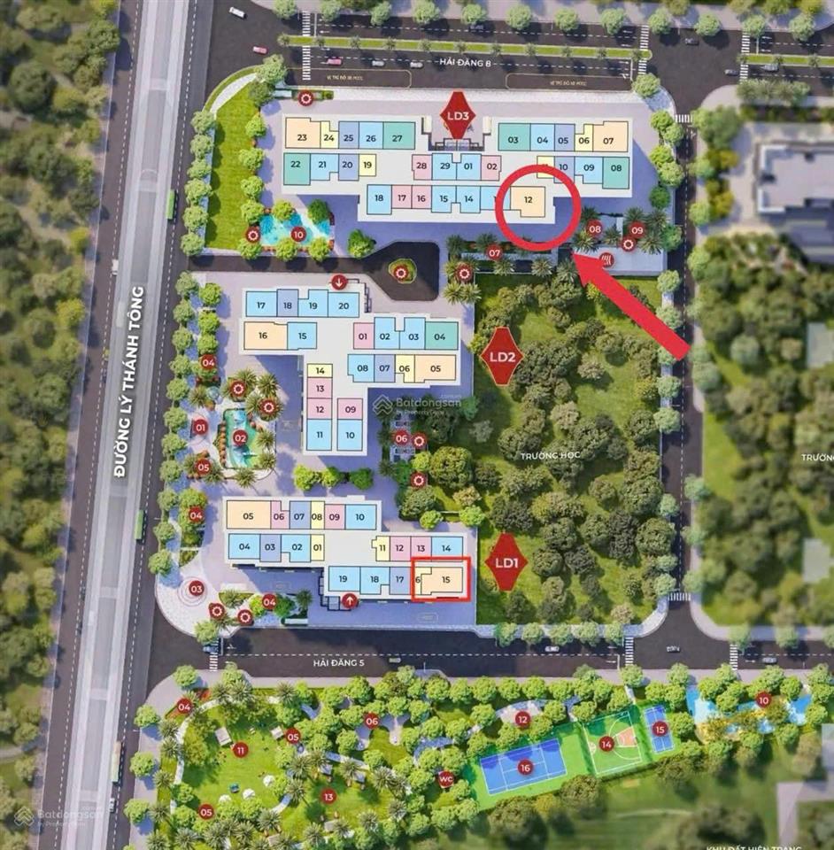 Căn 3pn diện tích 88m² thông thủy, tòa ld3 tầng trung, ban công đông nam, giá tốt phân khu london