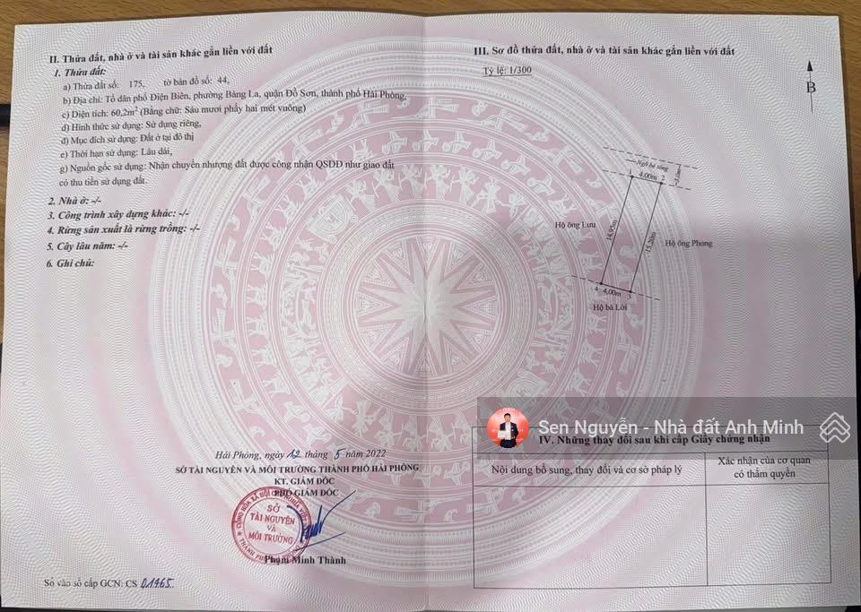 Lô đất đẹp tại điện biên bàng la đồ sơn