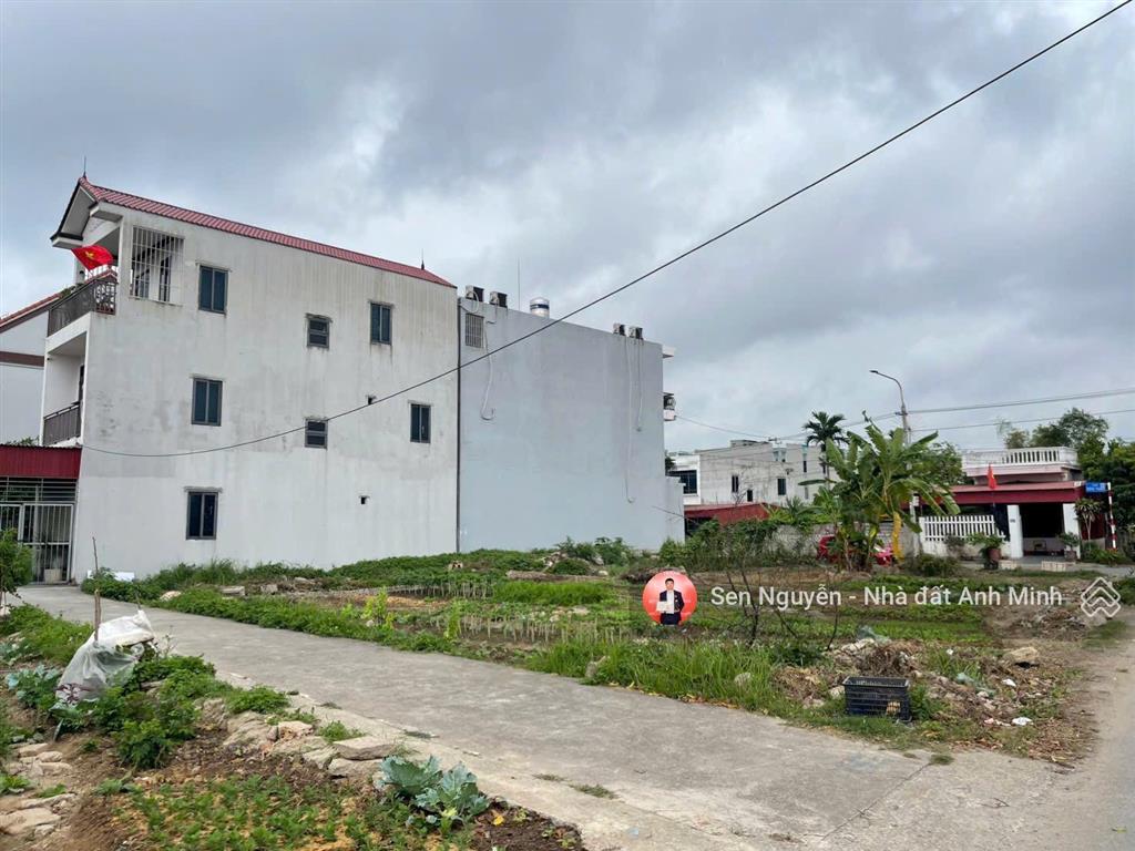 Bán lô góc hải thành 2, dương kinh, hải phòng  vị trí lô đất mặt đường nhựa 10m. view mương