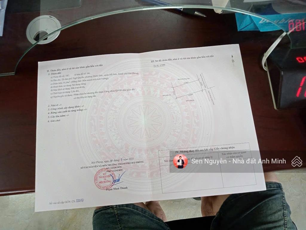 Chính chủ gửi bán lô đất có vị trí cực đẹp tại gần trung tâm phường nam đồ sơn, hp
