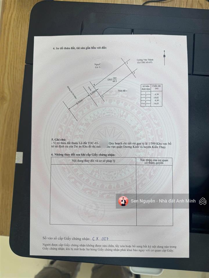 Bán đất tdc vinhomes dương kinh giá cực mềm