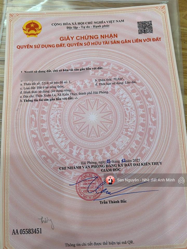 Hiếm có lô đất ngay trung tâm xuân la, thanh sơn