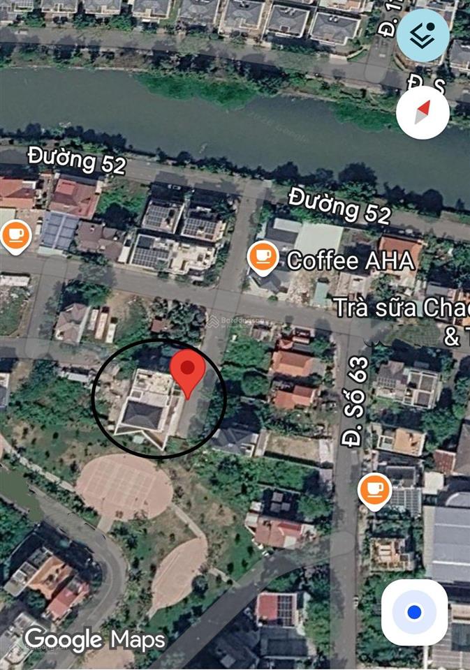 Bán nhà biệt thự 288m2(17*17m) đường số 51, kdc 10 mẫu bình trưng đông, tp thủ đức, shr, trệt 2 lầu