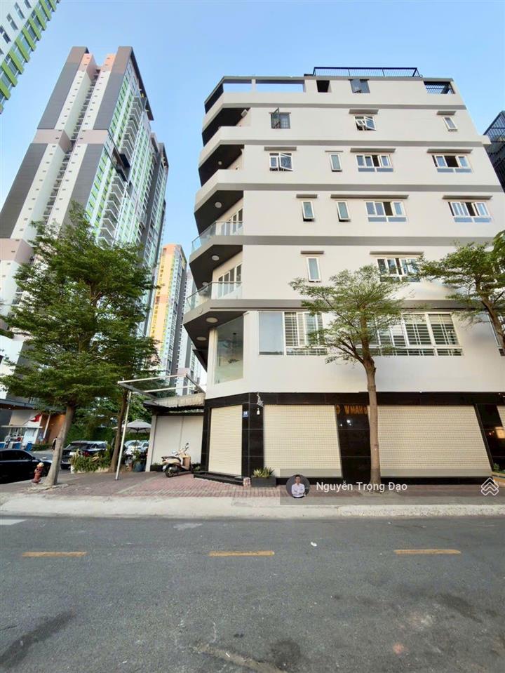 Bán nhà mặt phố 100m2(5*20m), 7 tầng, khu thạnh mỹ lợi, quận 2, xây hầm, sổ hc, căn góc, đường lớn.