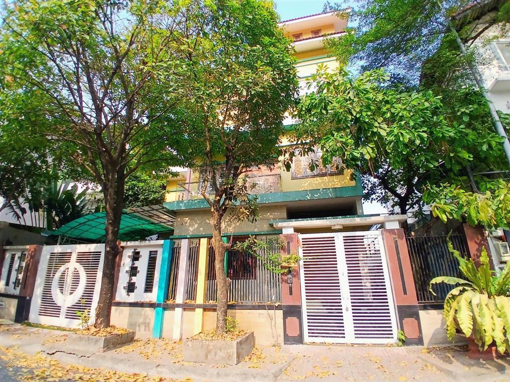 Cho thuê biệt thự kdc sông giồng, an phú, quận 2, 279m2(15.5*18m), 6pn, 1 trệt 3 lầu, dts 367.7m2