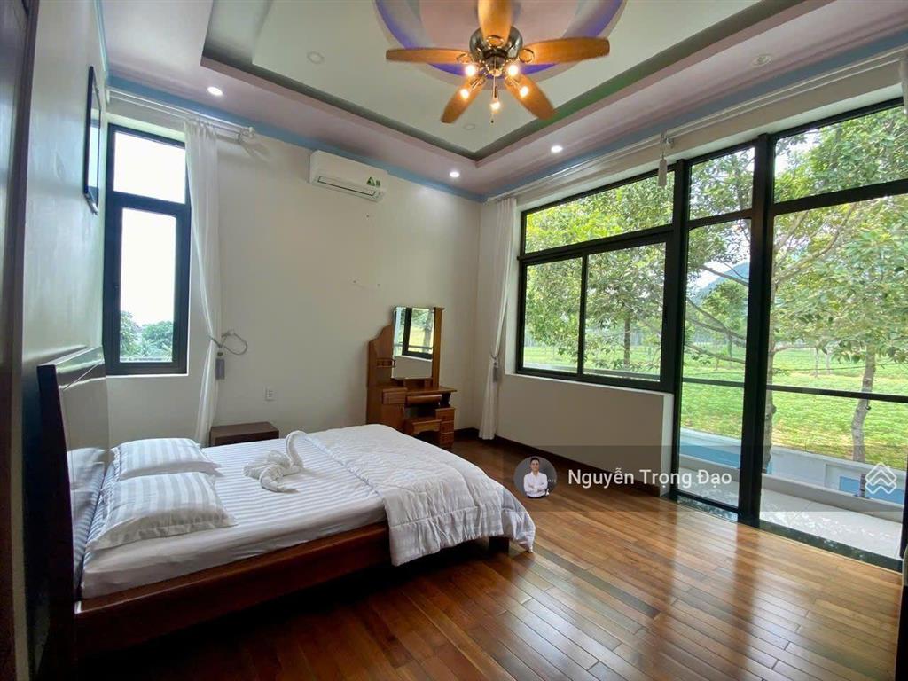 Cho thuê biệt thự nhà vườn 3498m2, phú mỹ, bà ria  vũng tàu, 1 trệt 1 lầu, 4pn, hồ cá coi, full nt