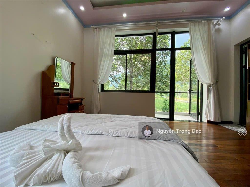 Cho thuê biệt thự nhà vườn 3498m2, phú mỹ, bà ria  vũng tàu, 1 trệt 1 lầu, 4pn, hồ cá coi, full nt