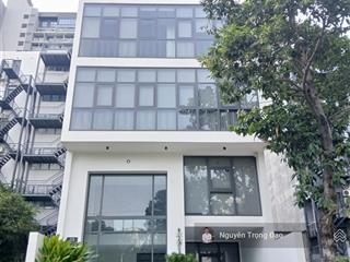 Cho thuê vp thạnh mỹ lợi, quận 2, sau tạ hiện, hầm 4 lầu, 8*18m, dt sàn 450m2, thang máy, có pccc