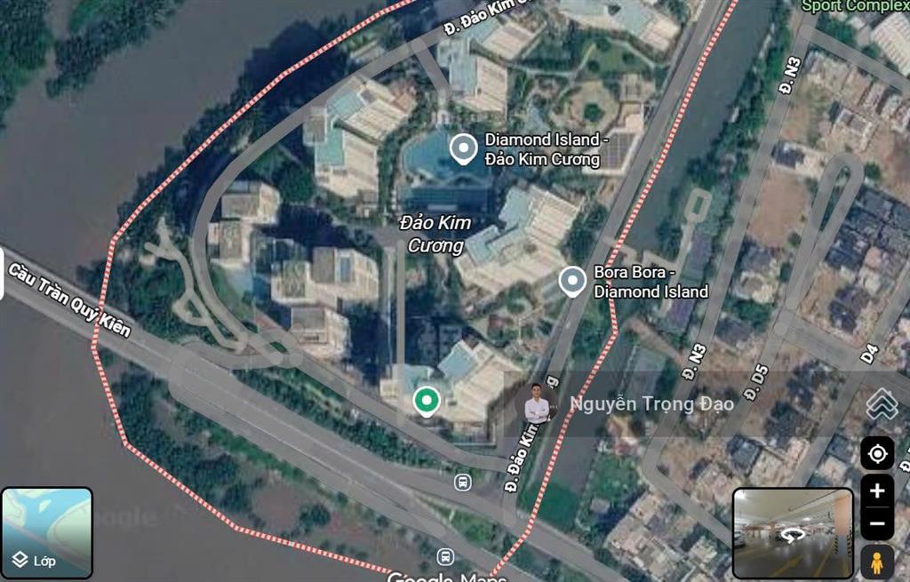 Nhà mặt phố trung tâm quận 2, cho thuê khu đkc, mặt tiền trương văn bang, 500m2/8*20m, hầm 4 lầu