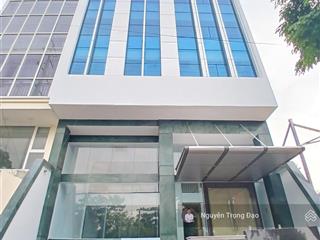 Cho thuê tòa văn phòng khu thạnh mỹ lợi  đảo kc  mt đồng văn cống  10*22m/1250m2/hầm+7lầu  pccc