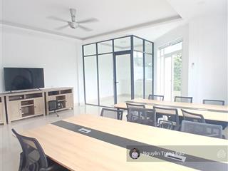 Cho thuê sàn văn phòng 95m2 khu bát nàn  đảo kc  quận 2  nội thất cb  free nước + phí gửi xe