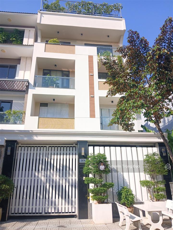 Cho thuê nguyên căn 152m2 (8*19m)  1 trệt 3 lầu  5pn  khu thạnh mỹ lợi  đảo kim cương  quận 2