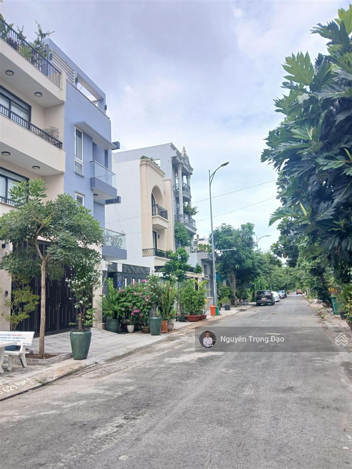 Cho thuê nguyên căn hầm 4 lầu  5*20m/270m2 sàn 4pn/5wc  khu thạnh mỹ lợi  đảo kc  quận 2