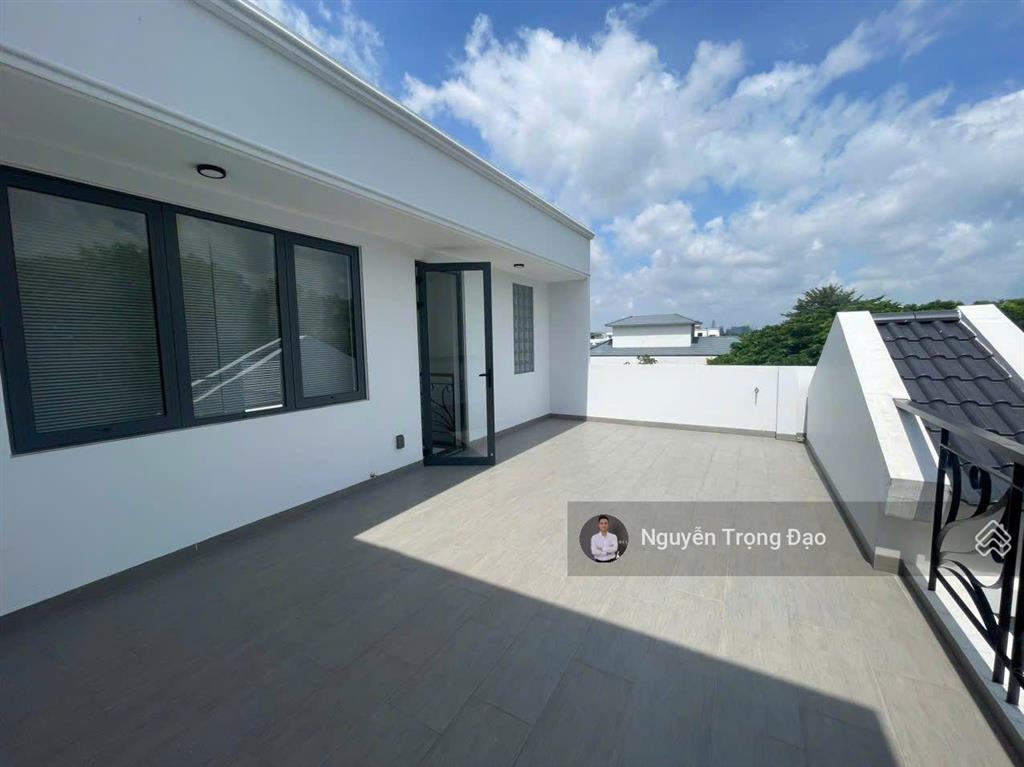 Cho thuê nguyên căn 8*20m  khu dân cư thủ thiêm villa  thạnh mỹ lợi  hầm 4 lầu  6pn  thang máy
