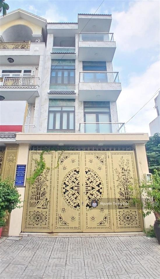Cho thuê nguyên căn 5*20m/trệt 3 lầu  trương văn bang  khu thạnh mỹ lợi  đảo kc  có thang máy