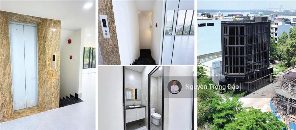 Cho thuê tòa vp 7 tầng  7,64*21m/1000m2  khu thạnh mỹ lợi  đảo kc  quận 2  pccc/ml đầy đủ