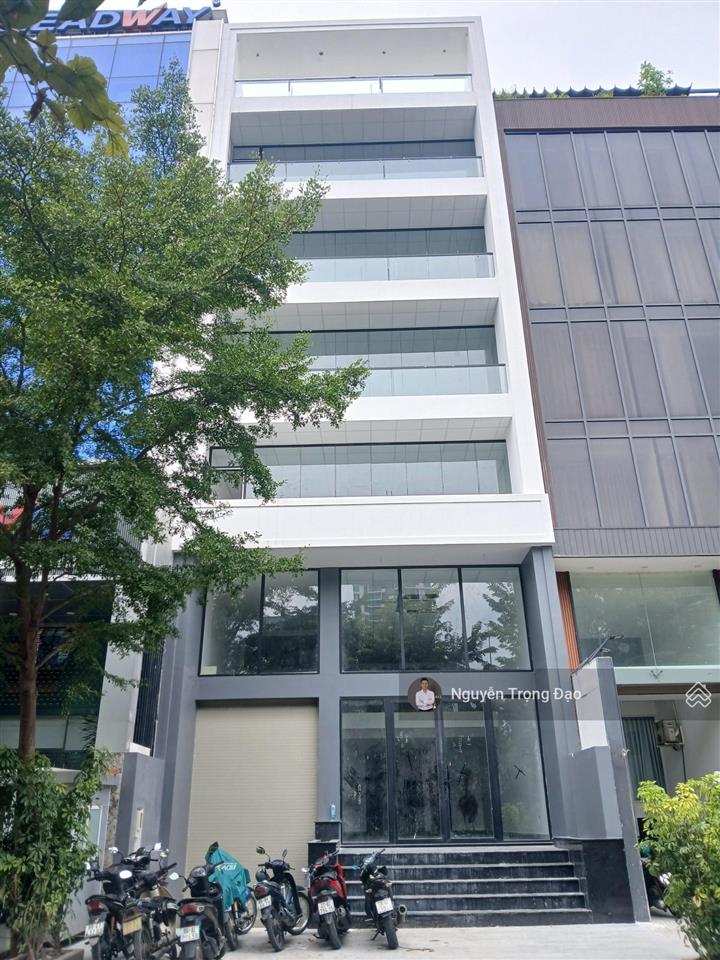 Cho thuê tòa vp 7 tầng  7,64*21m/880m2  khu thạnh mỹ lợi  đảo kc  trang bị pccc/ml/tm