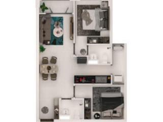 Chung cư 8 tầng hiếm tại ngã tư 550 dĩ an sổ hồng vĩnh viễn 2pn 2wc, tất cả phòng có cửa sổ