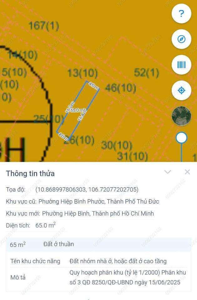 ĐẤT VUÔNG, HẺM XE HƠI, PHÁP LÝ SẠCH, HIỆP BÌNH PHƯỚC THỦ ĐỨC 