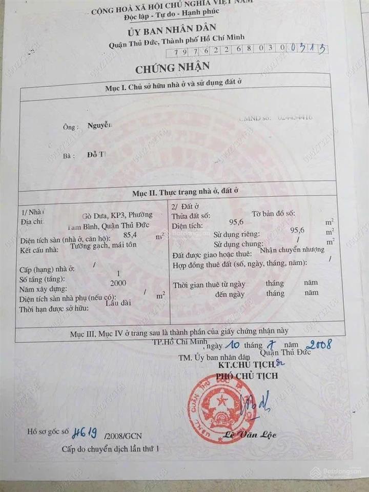 Bán nhà đường số 10 tam bình  lô góc mà lộ giới nhỏ xíu, hiếm thấy!